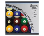 Professional Kelly Pool Snooker Billiard Table Balls 2" inch