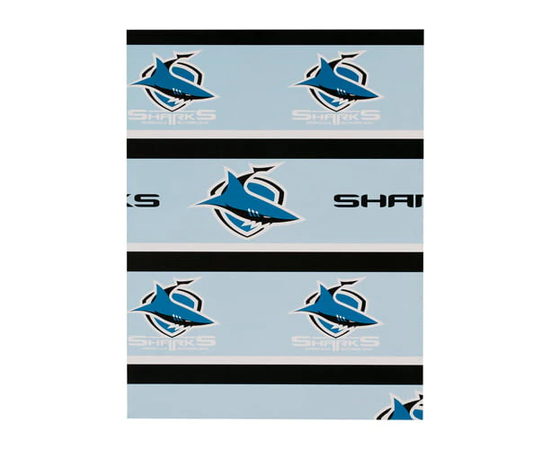 Cronulla Sharks NRL GIFT WRAP Wrapping Paper