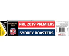 Sydney Roosters NRL 2019 Premiership Premiers Car Window Decal Sticker