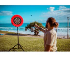 Formula Sports Portable Dart Board Camping Set includes Dart Board MB3, FSA Stand with RED Surround