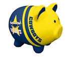 North QLD Queensland Cowboys NRL Dolomite Piggy Bank Money Box with Coin Slot
