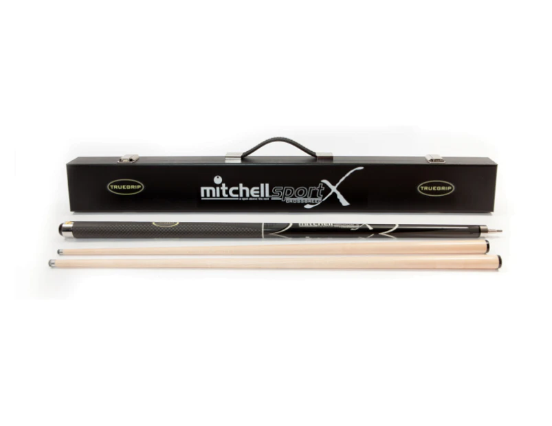 Mitchell Sport X Breed Black Pool Snooker Billiard Cue Interchangeable Shafts