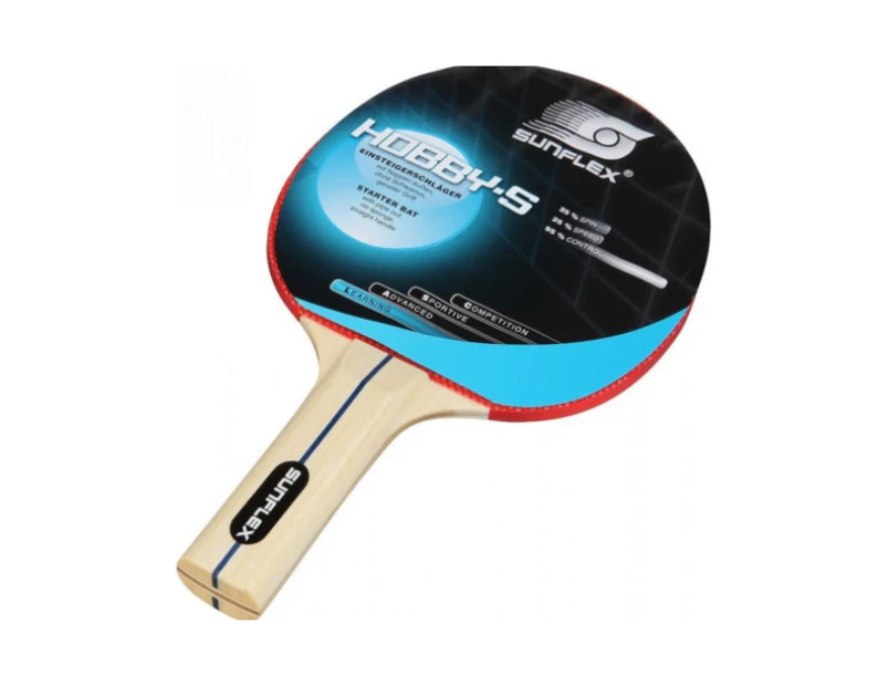 SUNFLEX Hobby-S Starter Table Tennis Ping Pong Bat Paddle