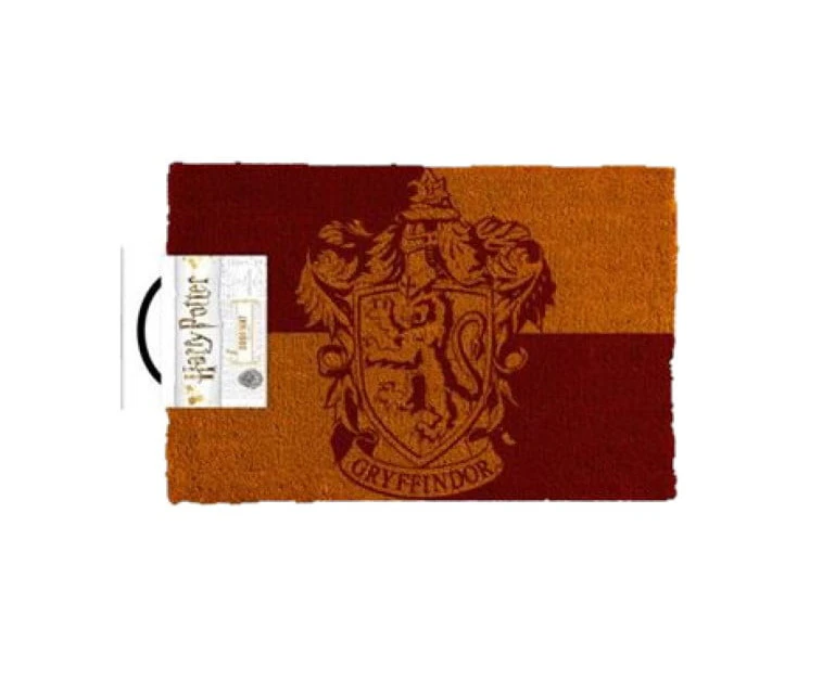 Wizarding World Harry Potter Gryffindor Crest Front Door Entrance Doormat