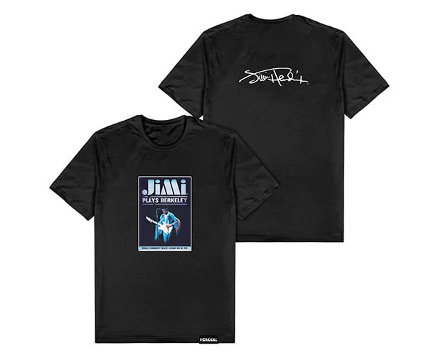 Jimi Live At Wembley F and B Black Tee T-Shirt