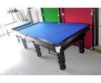 ENGLISH Hainsworth Pool Snooker Billiard Table Cloth Felt kit 12ft ROYAL BLUE