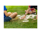 Formula Sports LARGE Wooden Dominoes Outdoor Game 28 Tiles