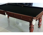 ENGLISH Hainsworth Pool Snooker Billiard Table Cloth Felt kit 12ft BLACK
