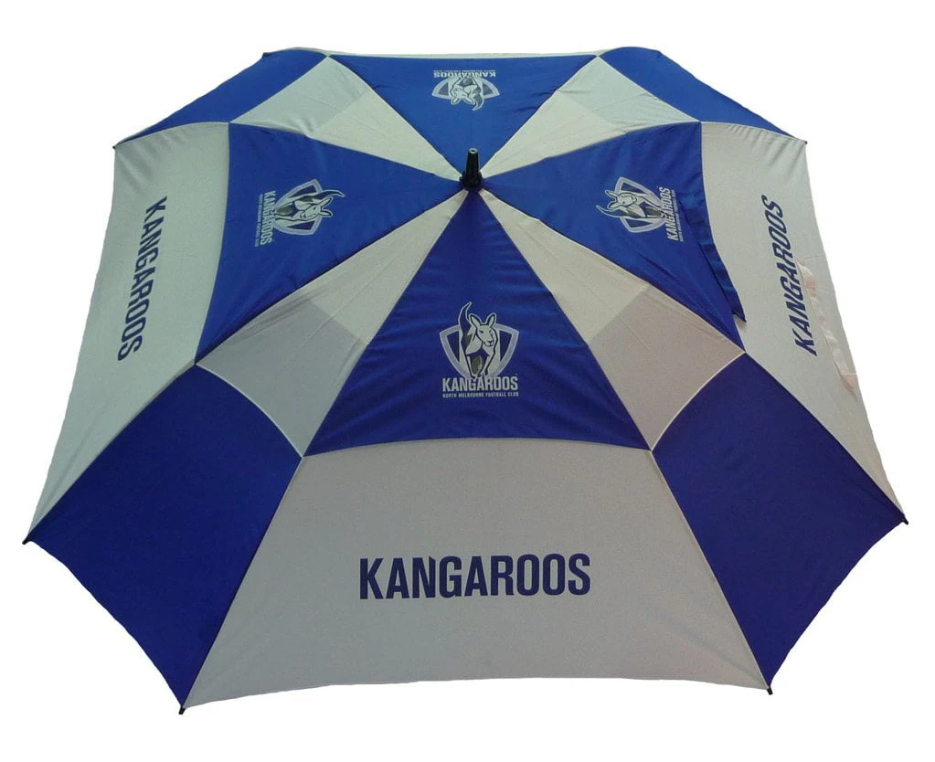 North Melbourne Kangaroos AFL Golf Club Umbrella Large Deluxe