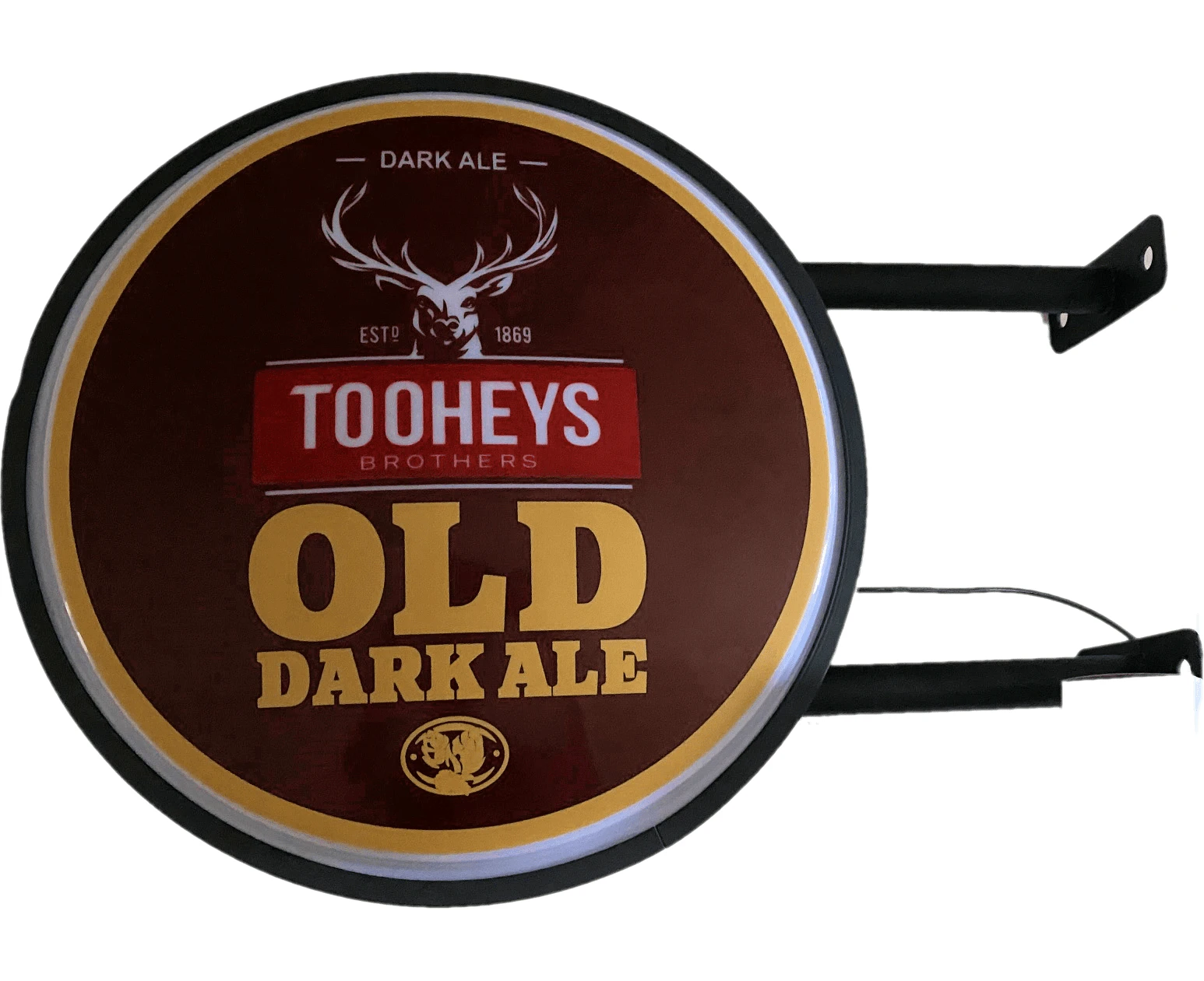 Toohey's Old Dark Ale Bar Lighting Wall Sign Light LED