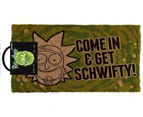 Rick & Morty Get Schwifty 60x40cm Door Mat Floor Entrance Rug Doormat Green