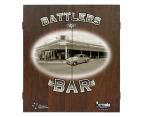 Battlers Bar Pub Holden Car Dart Board Cabinet