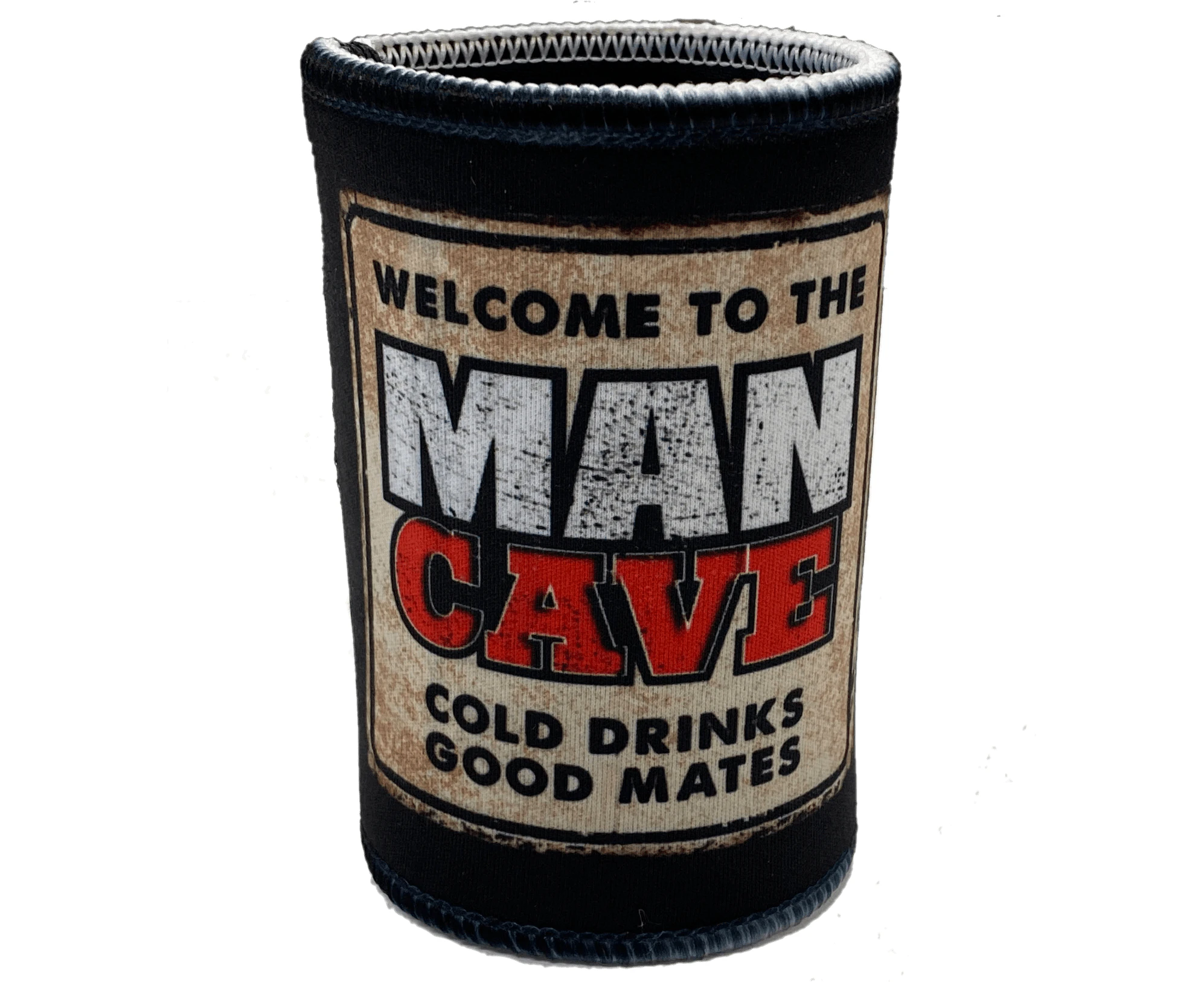 Welcome To The Man Cave Can Cooler Stubby Holder