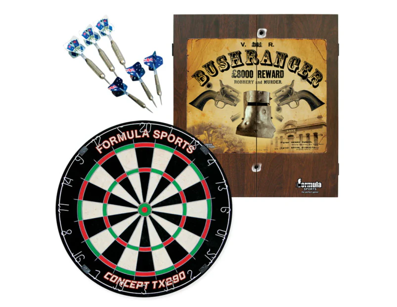 Formula Sports Brushranger Wall Mountable 56cm Cabinet/Dartboard/Dart Set