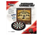 Dart Board and Cabinet Set Ned Kelly Bushranger with TX290