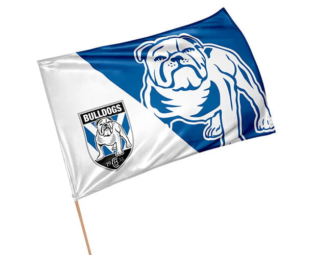 Canterbury Bulldogs NRL GAME DAY Pole Flag Banner