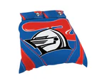 Newcastle Knights NRL DOUBLE Bed Quilt Doona Duvet Cover & Pillow Cases Set