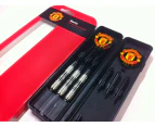 Official Manchester United Soccer Football Team Nickel Silver Dart Board Dart Set