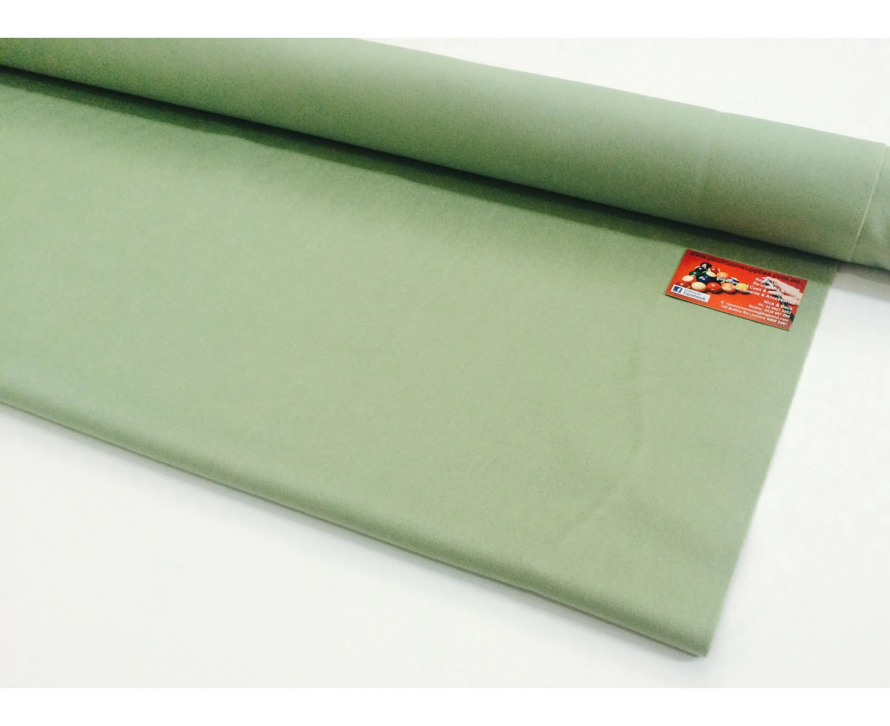 ENGLISH Hainsworth Pool Snooker Billiard Table Cloth Felt full kit 7ft GREEN SAGE