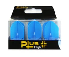 Robson Plus Dart Flights System Standard Shape no need for rings springs - BLUE