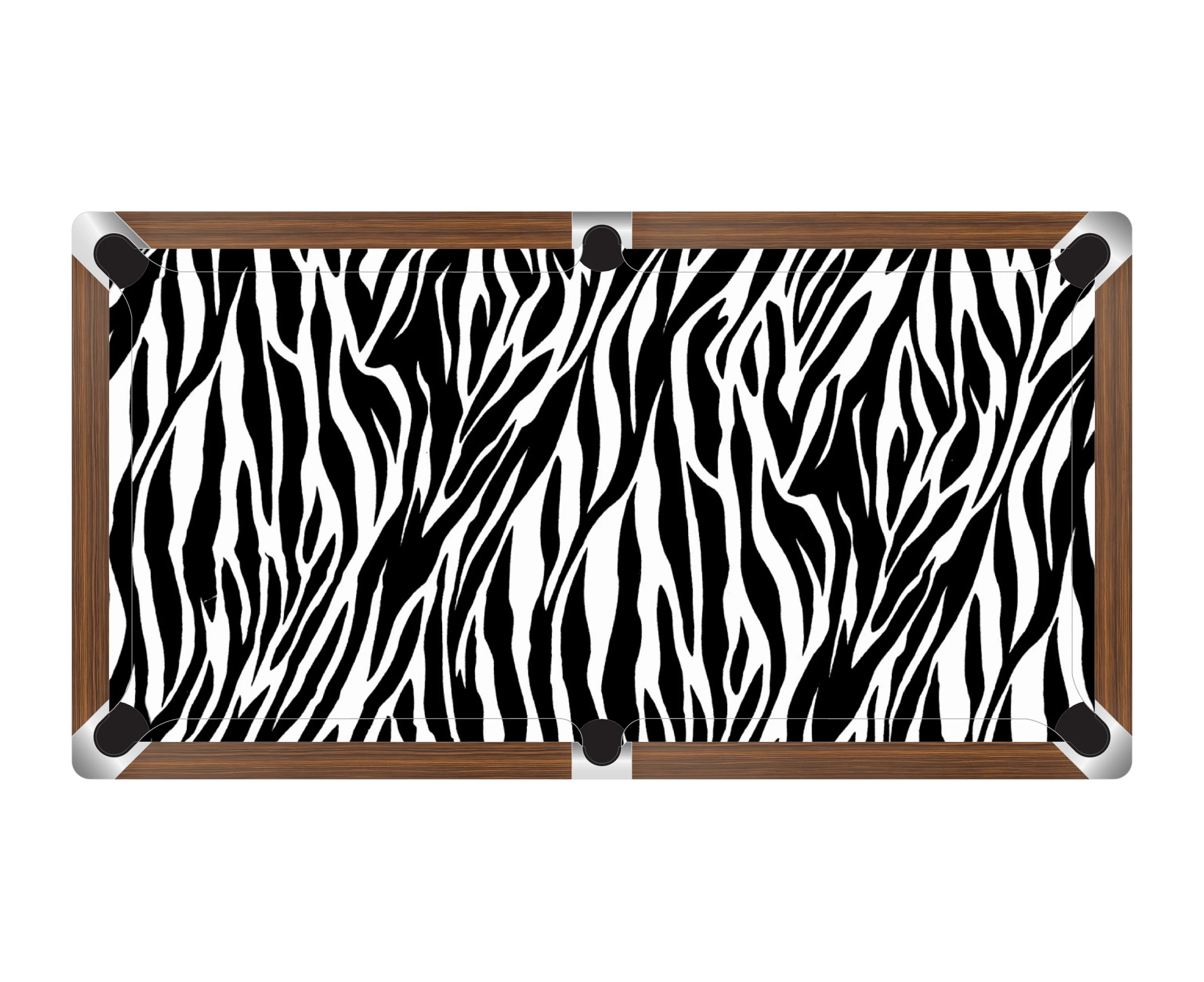 ZEBRA Custom Made Printed Pool Snooker Billiard Table Felt Cloth