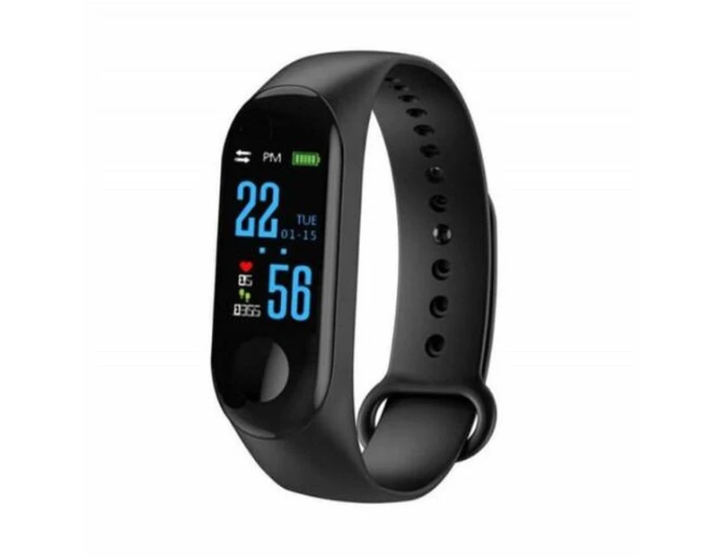 M3 Wristbands Fitness Bracelet Blood Pressure Outdoor Ips Screen Heart Rate Monitor Life Waterproof Back