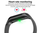 M3 Wristbands Fitness Bracelet Blood Pressure Outdoor Ips Screen Heart Rate Monitor Life Waterproof Back