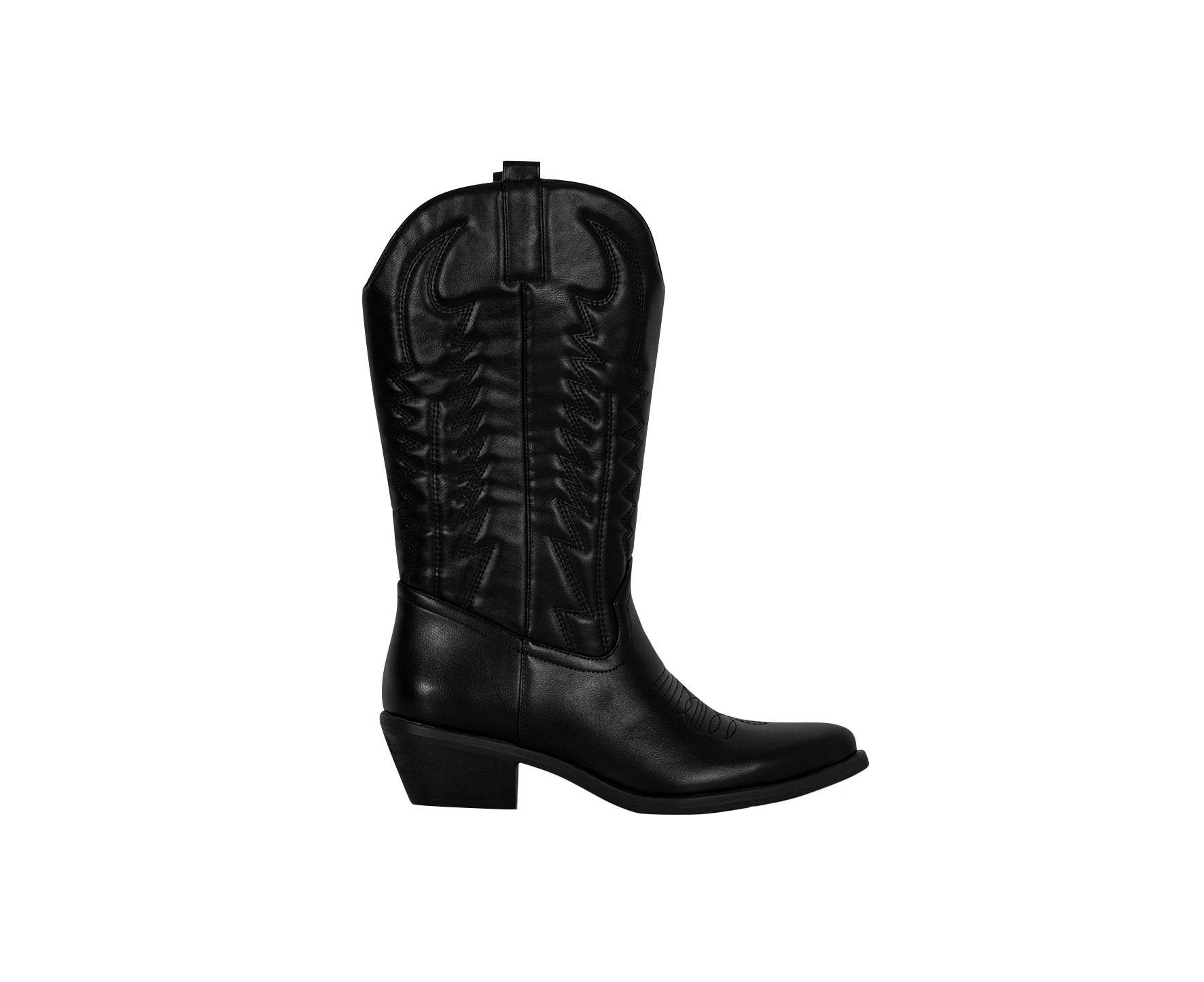 Shania Wildfire Knee High Cowboy Boot Women's - Black