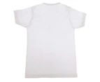 FLOSO Unisex Childrens/Kids Thermal Underwear Short Sleeve T-Shirt/Top (White) - THERM126