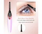 Electric Eyelash Curler ，USB Rechargeable Electric Curling Lash Curl Tools for Eyelashes Curling-Pink