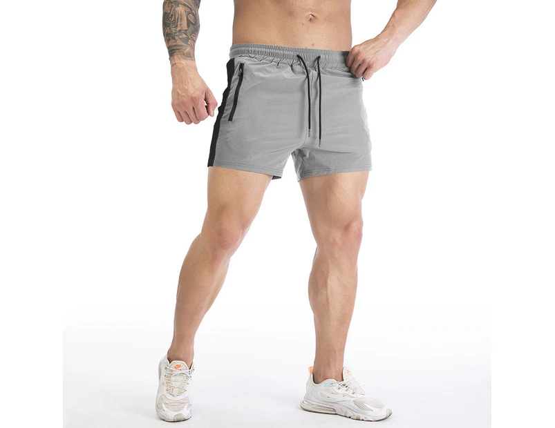 Grey athletic deals shorts mens