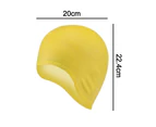 Unisex Swim Cap for short & Long Hair Silicone Swimming Caps Cover Ears Swimming Hats for Women Men Kids Adults