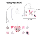 Baby Musical Crib Mobile With Hanging Rotating Toys,Infant Bed Decoration For Newborn Boys And Girls-Owl