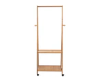 Bamboo Hanger Stand | Wooden Clothes Rack | Display Shelf