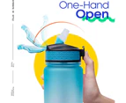 32oz Leakproof BPA Free Drinking Water Bottle with Time Marker & Straw to Ensure You Drink Enough Water Throughout The Day for Fitness and Outdoor Enthusia