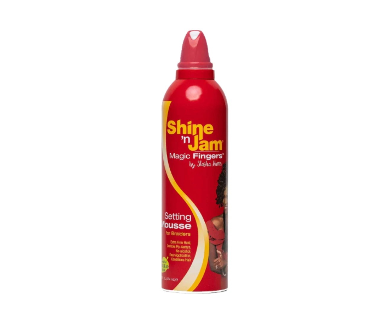 Shine 'n Jam Magic Fingers For Braiders Setting Mousse 354mL (12oz)