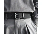 High Quality Unisex Belts Canvas Nylon Fashion Casual Waistband Black