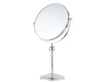 Toscano 8in Standing Mirror Dual-Sided Magnifying Makeup Mirror-Nickel