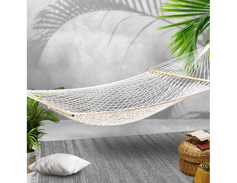 Gardeon Hammock Bed Outdoor Chair Camping Hanging Hammocks Mesh 2 Person