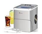 Advwin 2.2L Portable Ice Maker Machine Home Ice Cube  Maker Bar Countertop Silver