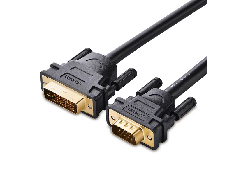 DV102 DVI(24+5) to VGA Male to Male Cable Video Cable Adapter