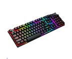 TF200 Gaming Keyboard USB Suspended Manipulator Feeling Wired Gaming Keyboard and Mouse Set