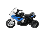 BMW Licensed Ride On Kids Bike Electric Motorbike Motorcycle Blue Pedal Blue