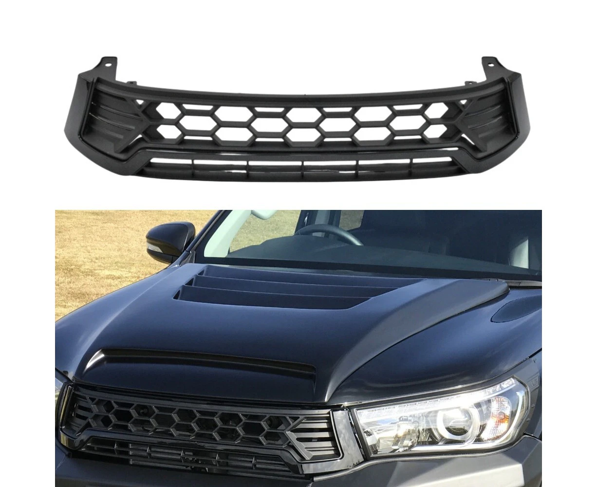 Front Matte Black Mesh Grill suitable for Toyota Hilux 2005 - 2011