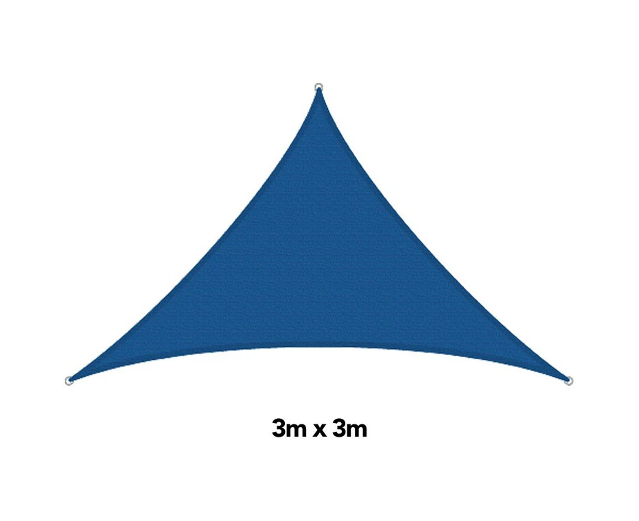 H&g shade sail triangle ocean, 3x3m