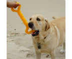 Dog Large Indestructible Dog Toys with Convex Design Natural Rubber Tug-of-war Toy for Medium and Large Dogs Tooth Cleaning