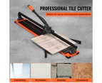 Costway 91cm Pro Tile Cutter Manual Tiling Saw Tile Cutting Tool Adjustable w/Scale Porcelain Ceramic Granite