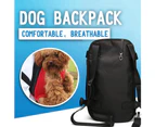 Pet Carrier Backpack, Adjustable Pet Front Cat Dog Carrier Backpack Travel Bag, Legs Out, Easy-Fit for Travel (M)