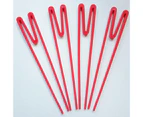 Sunshine Toddler Chopstick Food Grade High Temperature Resistance Integrated Training Solid Color M Shape Learning Chopstick Baby Accessories-Red