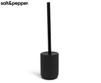 Salt & Pepper 9.5x36cm Clayton Toilet Brush Holder Set - Black